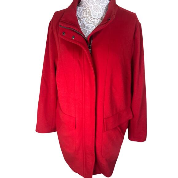 J.Jill Red Coat Women’s Size 2X – Excellent Used Condition - Picture 1 of 7